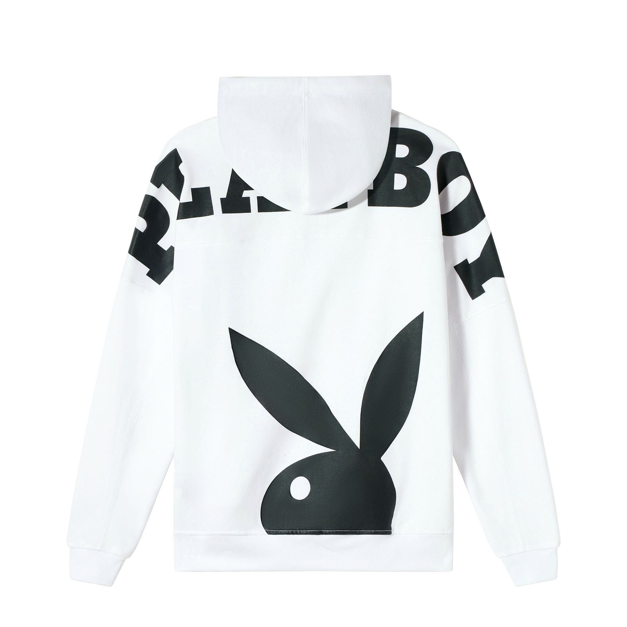 Men's Drawstring Hoodie: Captivating Playboy Bunny Back Design