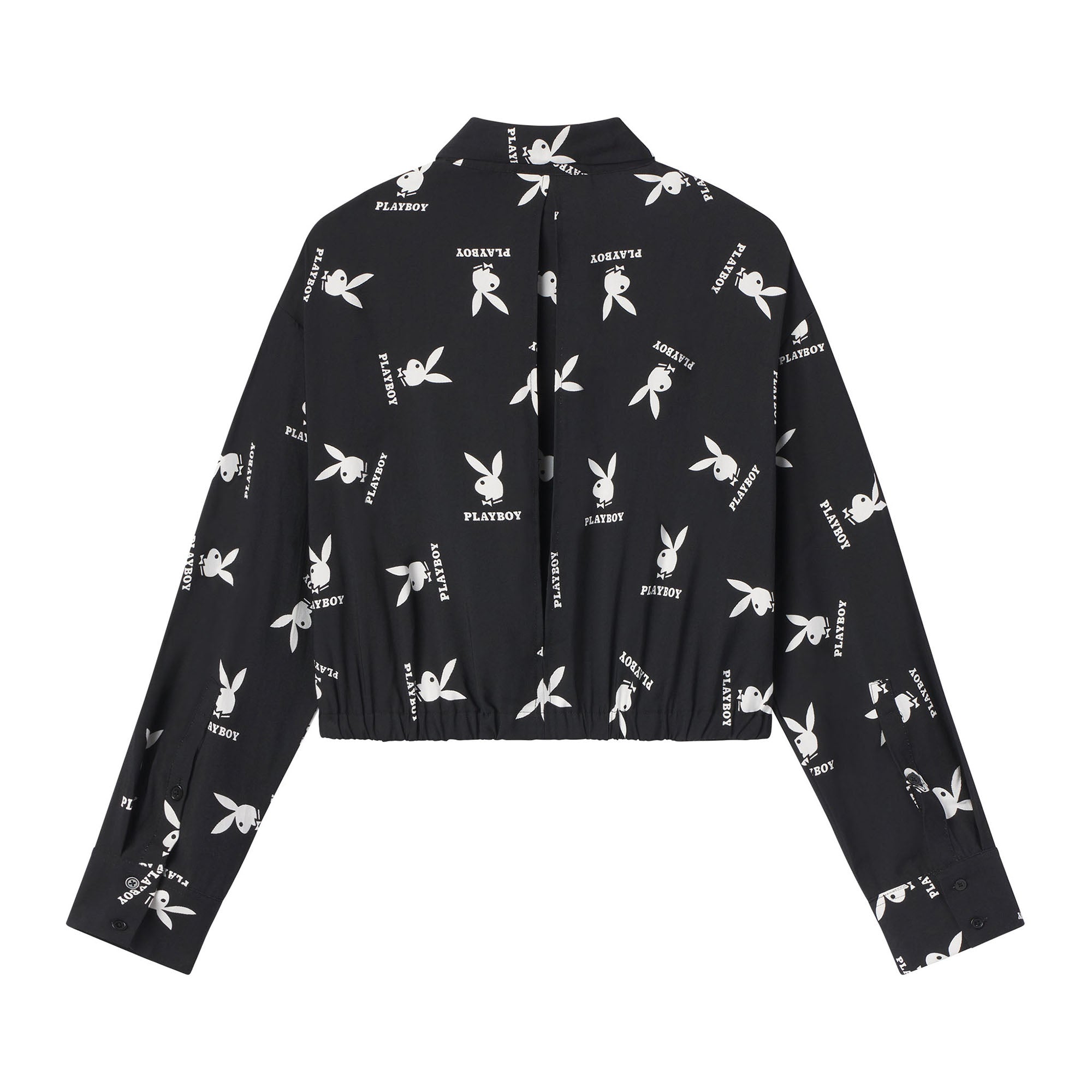 Cropped Button Down Shirt Dazzling Women s Style by Playboy