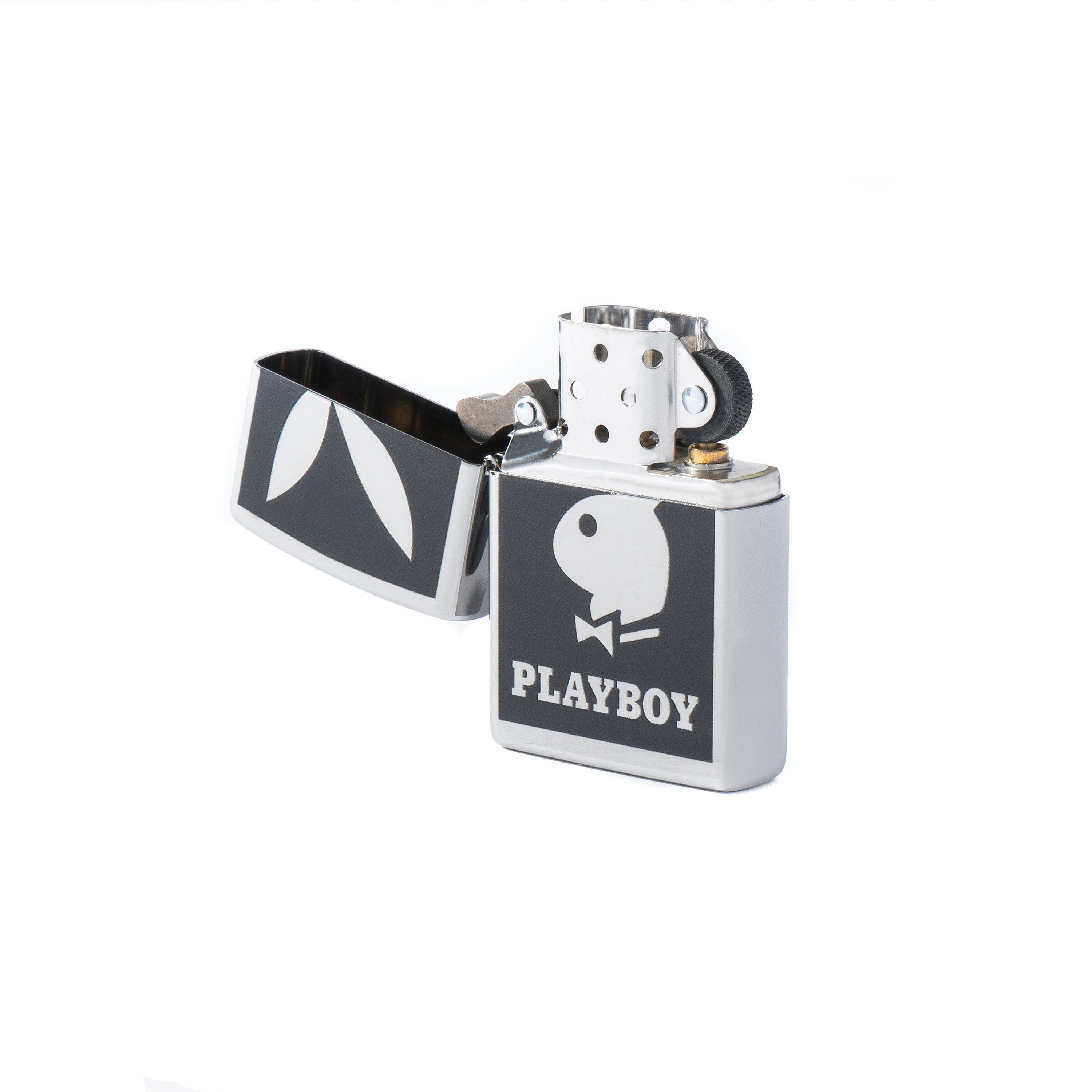 Black Lighter: Captivating Playboy Black Logo Zippo Lighter