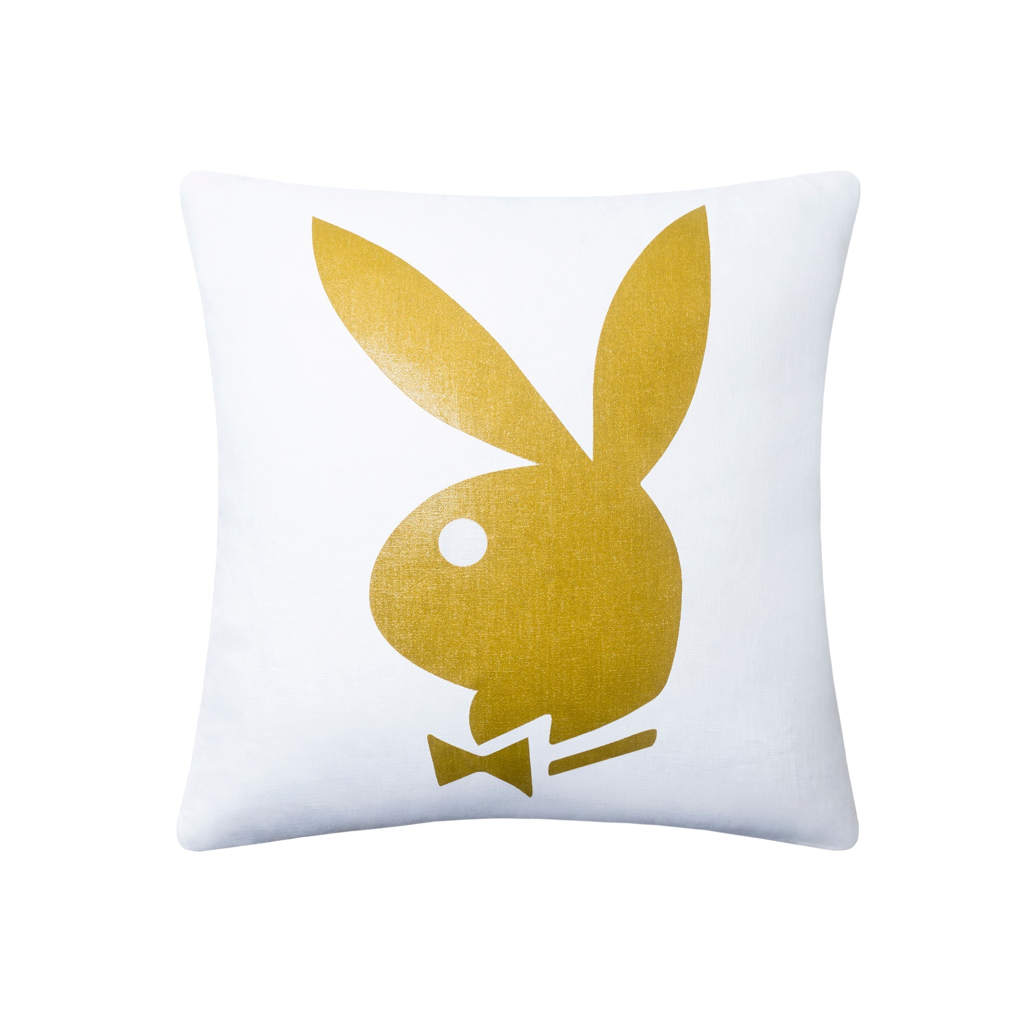 Metallic Print Bunny Pillow