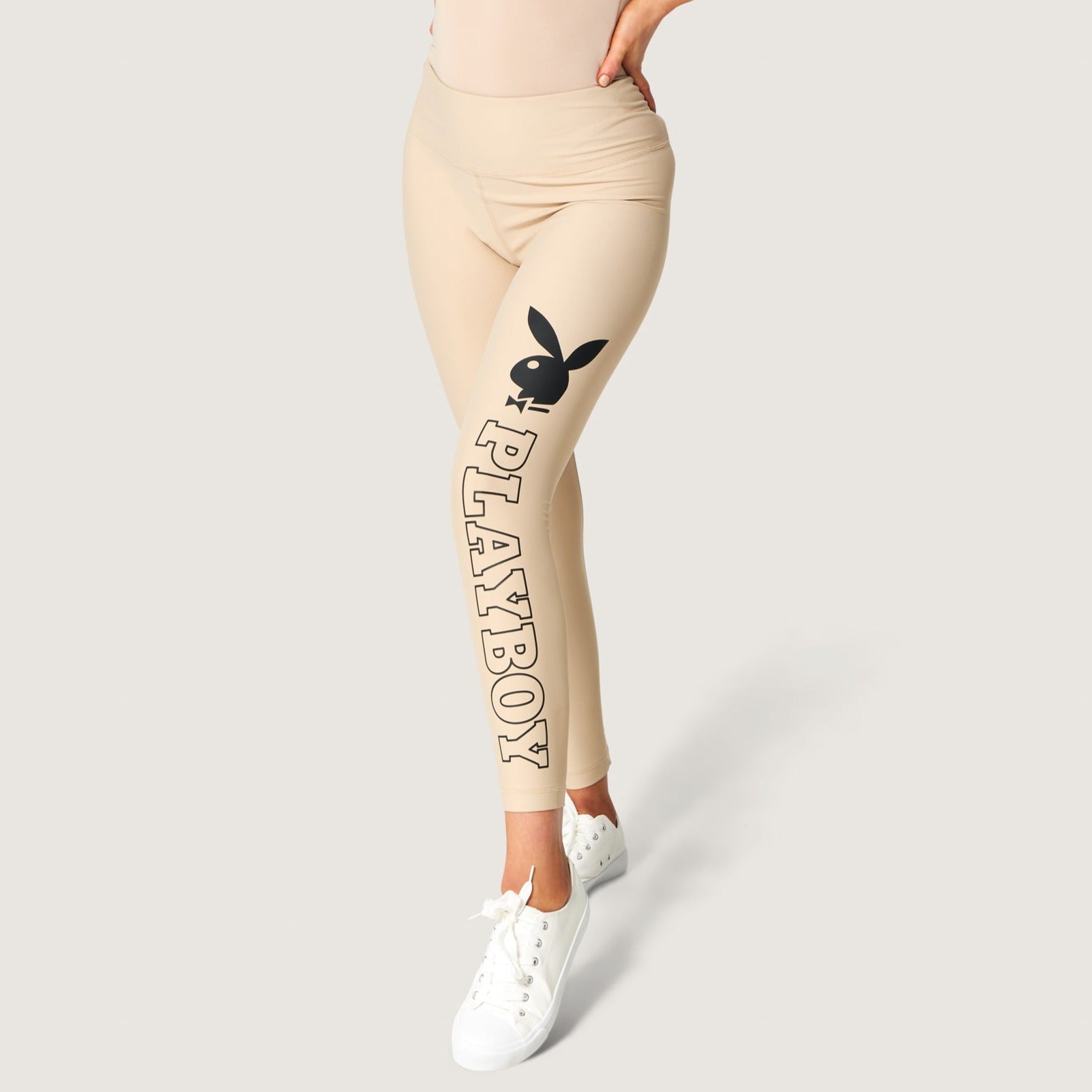 Women's Legging: Captivating Playboy Rabbit Head Design