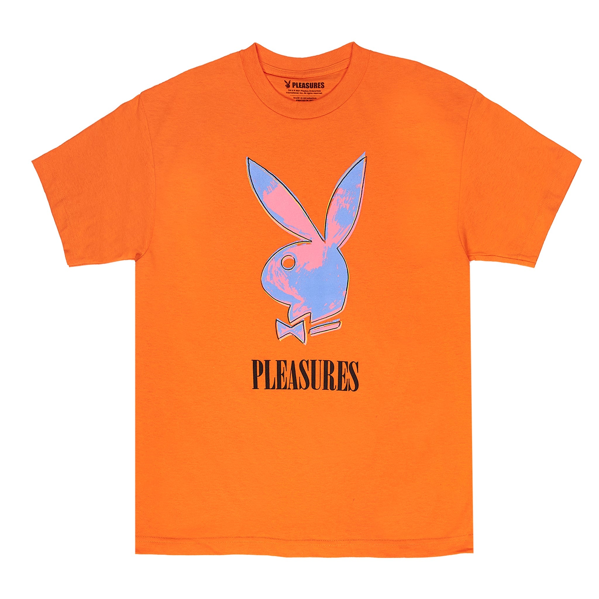 Playboy x Pleasures Pop Art T-Shirt Orange