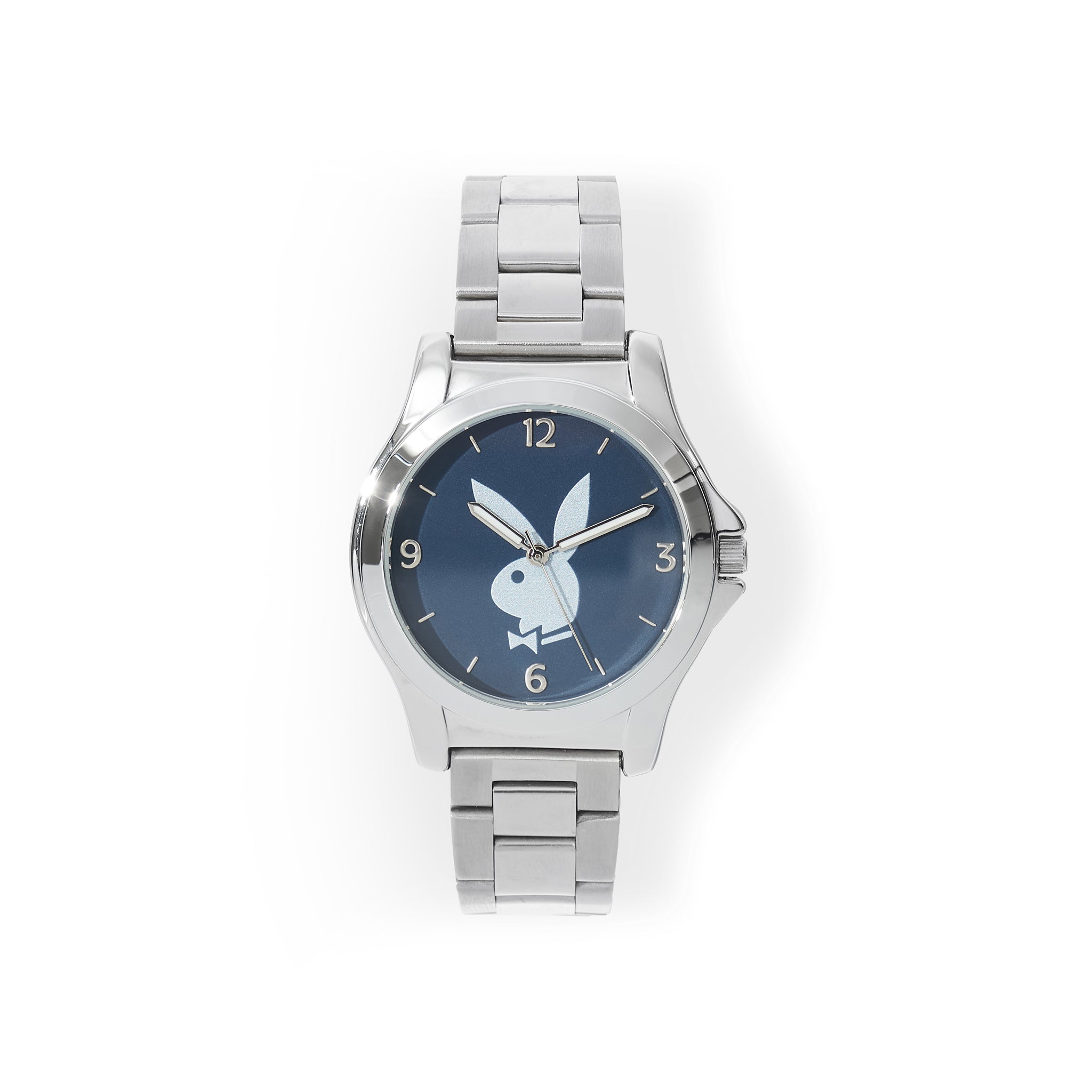 Stainless Steel Navy Faced Watch