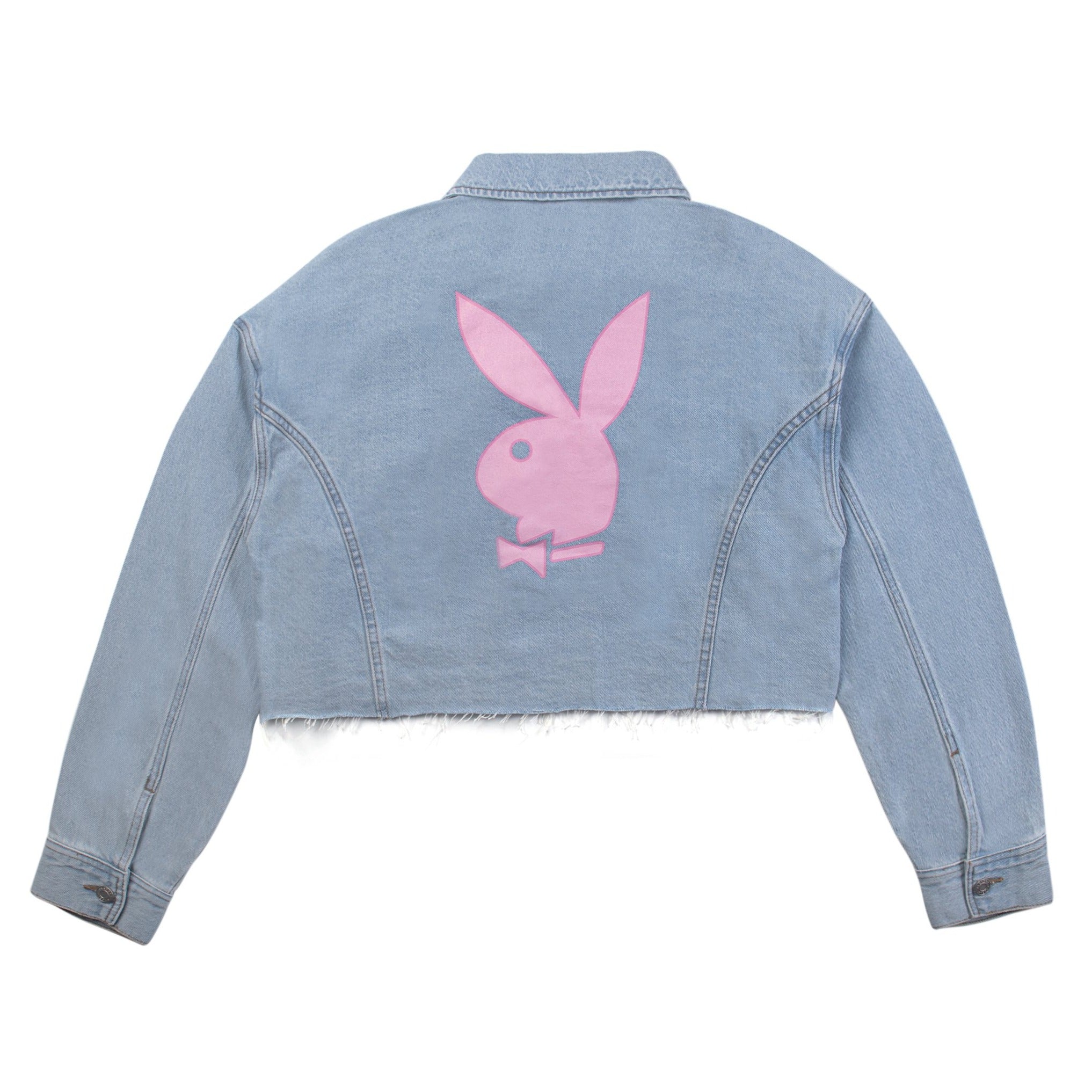 Women's Pink Bunny Denim Jacket