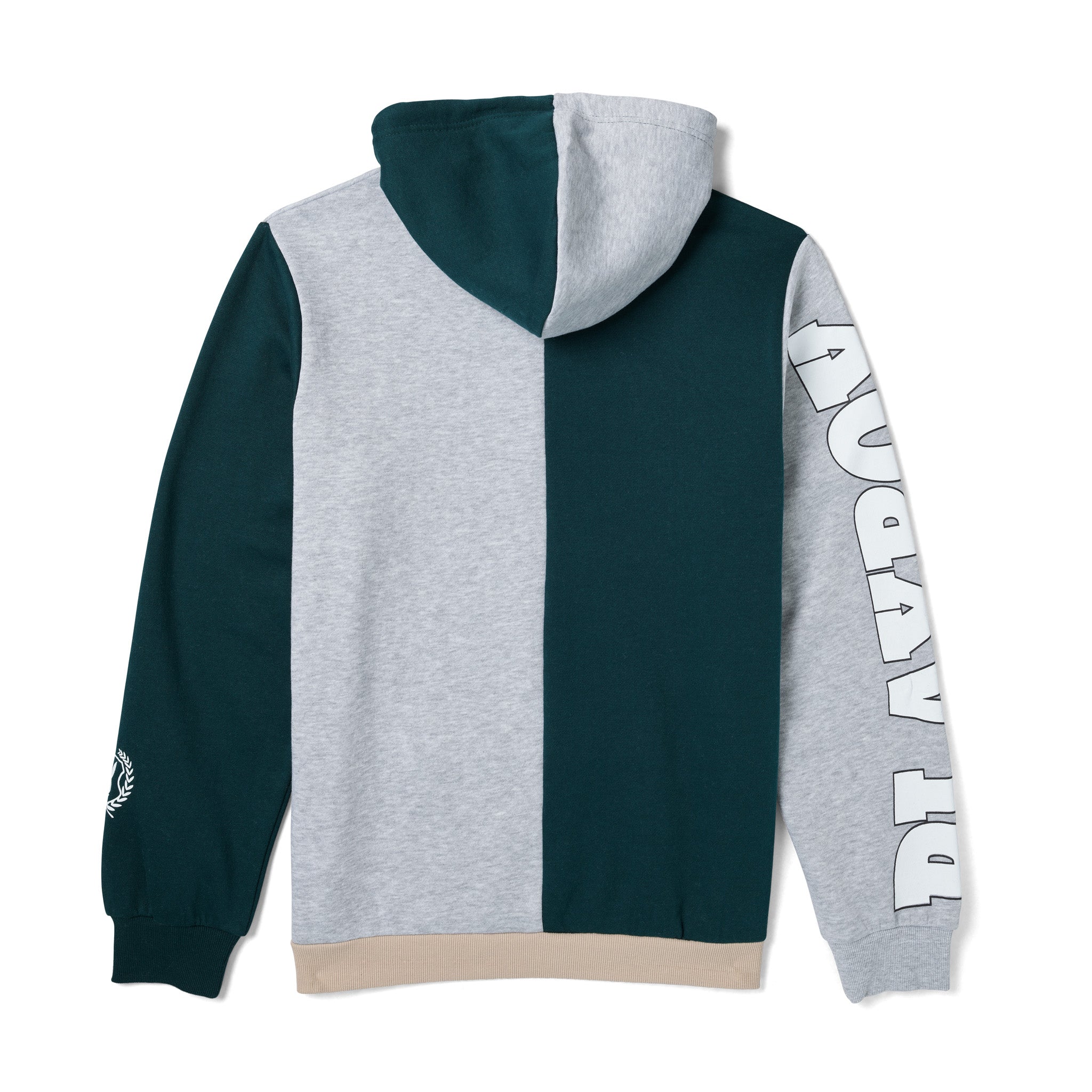 Playboy x missguided green varsity outlet high neck sweatshirt