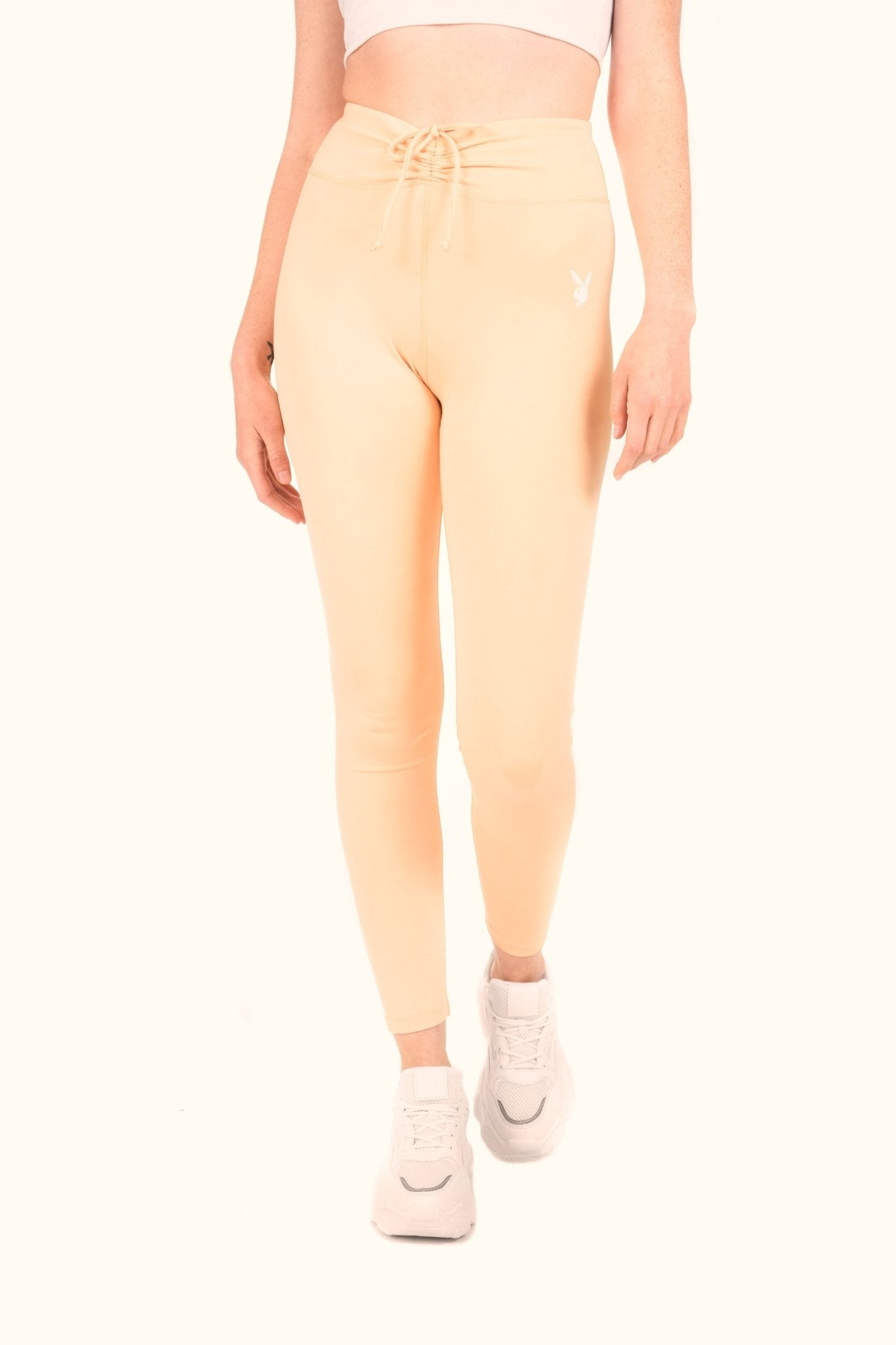 Missguided - Women's Active Ruched Waistband Leggings - Playboy