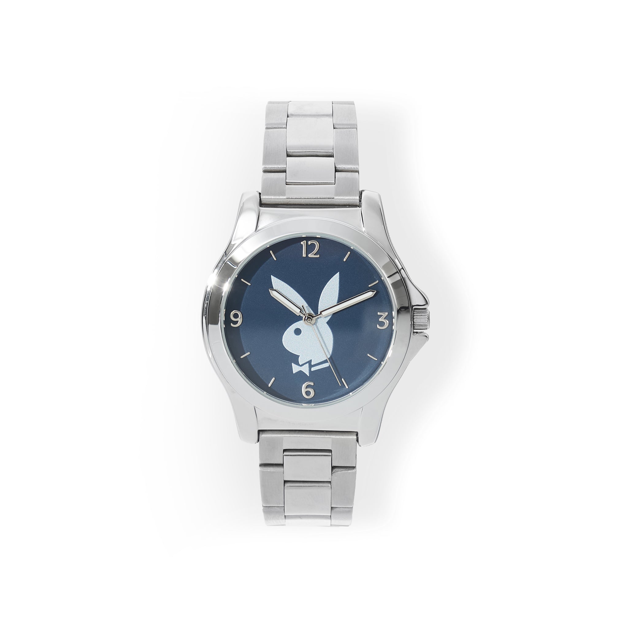 Stainless Steel Navy Faced Watch - Playboy